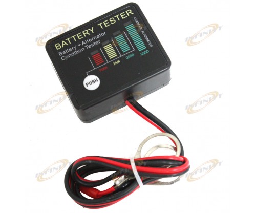 Alternator Load Tester &12 Volt Auto Onboard Battery With 18mm Posts 12V